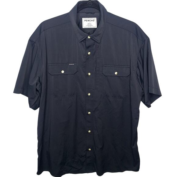 Poncho Other - Poncho The Original Short Sleeve Shirt L Regular Fit Burnt End Outdoor Fishing